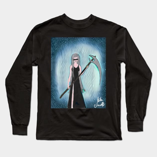 Lady Death Long Sleeve T-Shirt by PrimordyaForever